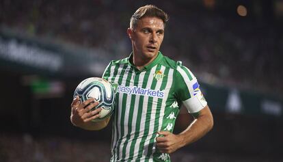 Joaquín, en un partido del Betis esta temporada.