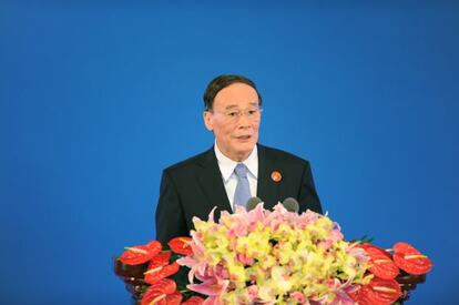 Wang Qishan, responsable de la campa&ntilde;a anticorrupci&oacute;n.