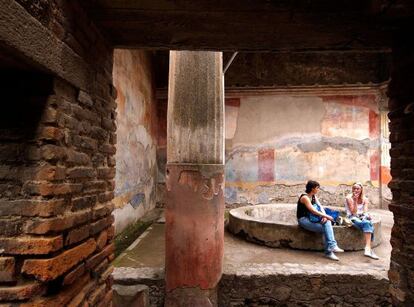 Casa del jabalí, en Pompeya.
