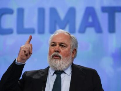 El comisario europeo de Acción por el Clima y Energía, Miguel Arias Cañete.