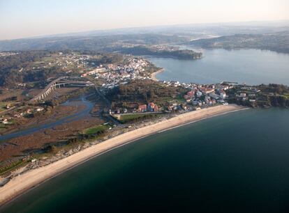 Playa Grande de Miño, Coruña (Galicia).