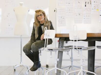 La diseñadora catalana Sita Murt, en su estudio de Igualada.