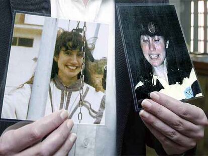 Dos fotografías de Mari Carmen Arocas, la española detenida en Noruega que dice ser la <i>princesa Anastasia.</i>