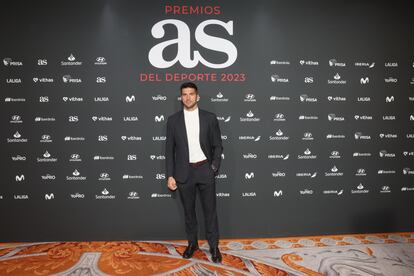 Cristian Toro, en la gala de los premios AS. 