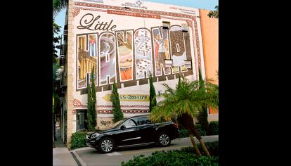 Mural en la calle 
Ocho, el corazn de la Peque?a Habana.