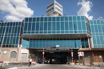 El edificio de oficinas de la calle Mirasierra de San Sebastián de los Reyes en el que fue hallado el cadáver de Márquez.