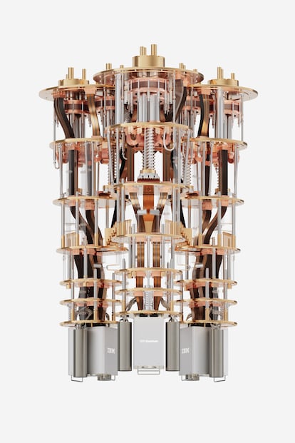 Interior del IBM Quantum System Two.