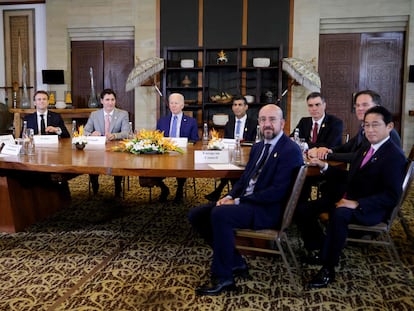 Los jefes de Estado y de Gobierno de varios países miembros del G20, reunidos el miércoles en Bali, Indonesia, con el objetivo de tratar el lanzamiento de dos misiles de fabricación rusa sobre territorio polaco.