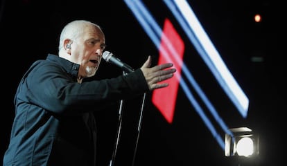 Peter Gabriel, en un concierto el 2010.