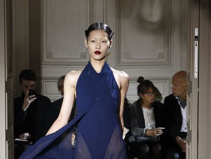 Vestido de Stefano Pilati para Yves Saint Laurent.