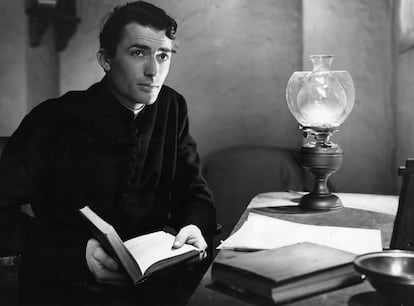 Gregory Peck en una escena de 'Las llaves del reino'