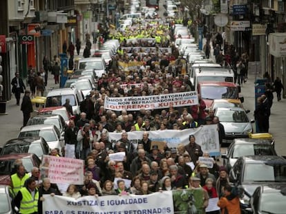 Manifestación en A Coruña