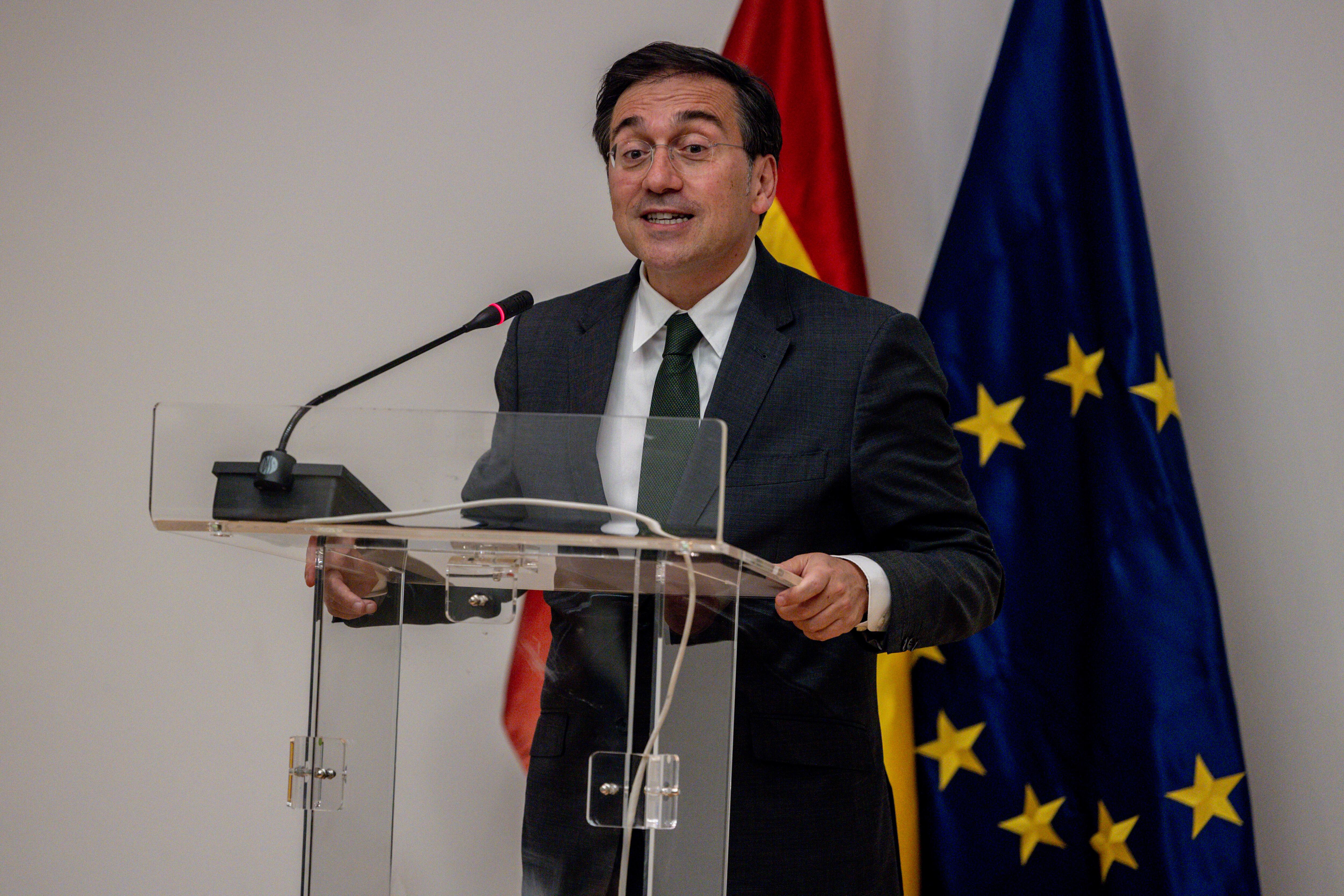 Albares insta a la UE a enviar una “señal fuerte” a Israel con la suspensión del Acuerdo de Asociación