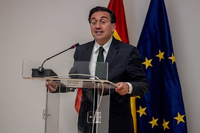 Ampliación | Albares insta a la UE a enviar una “señal fuerte” a Israel con la suspensión del Acuerdo de Asociación