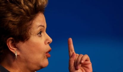 A file image of Brazilian President Dilma Rousseff.