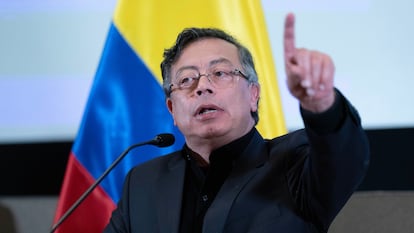 Gustavo Petro, el 3 de febrero en Washington.