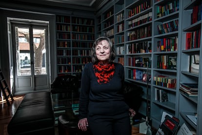 Kathryn Mannix, at the headquarters of the Siruela publishing house (which recently published the Spanish version of her book), in Madrid, Spain.