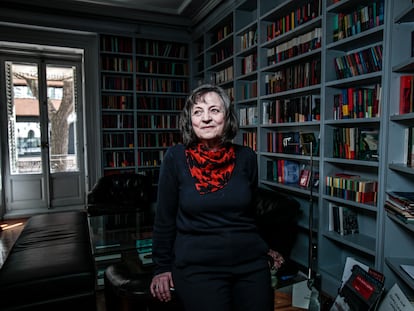 Kathryn Mannix, en la sede de la editorial Siruela, en Madrid.