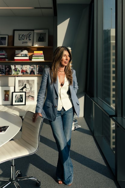 Nina García, editora en jefe de 'Elle US' posa para EL PAÍS, el 5 de septiembre de 2025.