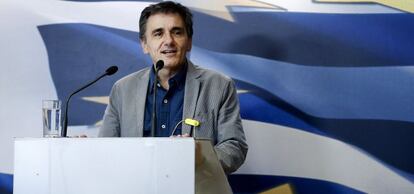 El Ministro de Finanzas Griego, Euclid Tsakalotos. 