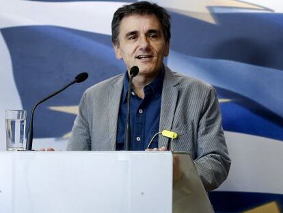 El Ministro de Finanzas Griego, Euclid Tsakalotos. 