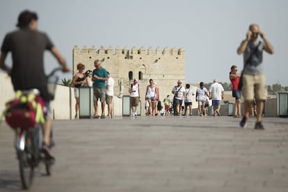 Tourists in Córdoba