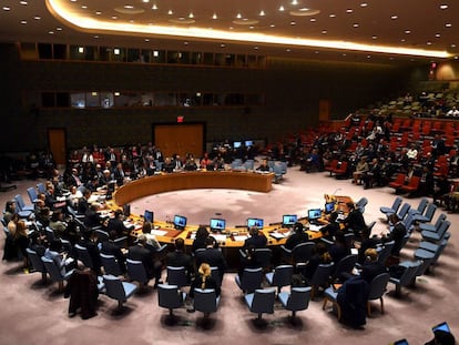 El Consejo de Seguridad de Naciones Unidas, durante una reunión.