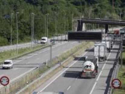 Transportistas en la carretera. EFE/Archivo