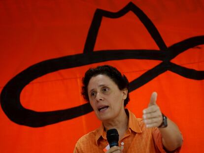 Dora María Téllez, símbolo de la revolución sandinista y detenida por el régimen de Daniel Ortega.