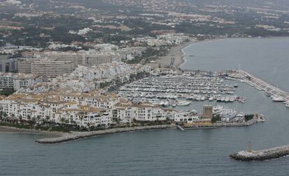 Vista aérea de Marbella (Málaga).