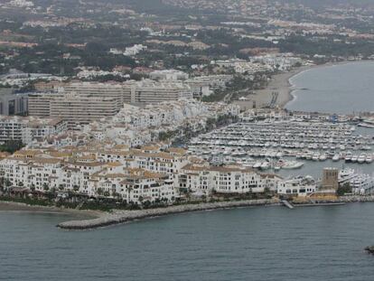 Vista aérea de Marbella (Málaga).