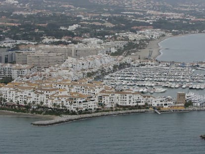 Vista aérea de Marbella (Málaga).