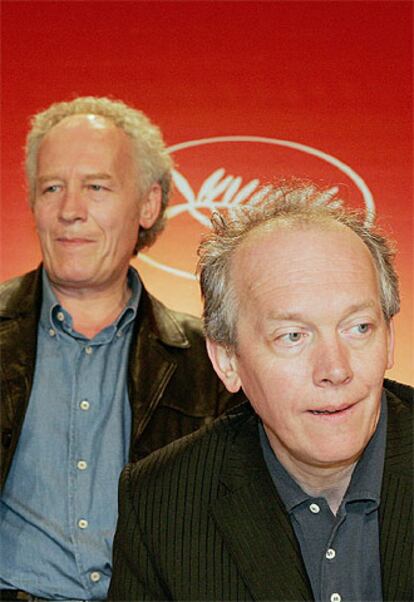 Los hermanos belgas Jean-Pierre y Luc Dardenne, ganadores de la Palma de Oro en 1999, presentan <i>L'Enfant</i>.