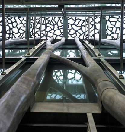 Interior del MUCEM de Marsella.