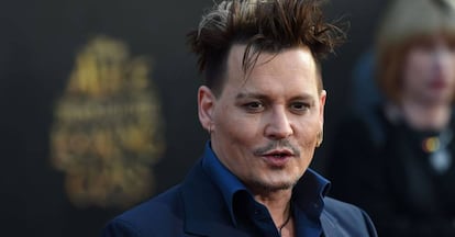 El actor Johnny Depp.