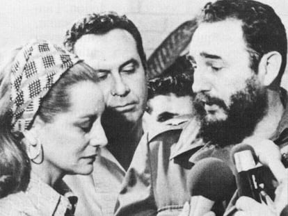 Barbara Walters entrevista a Fidel Castro en 1970.