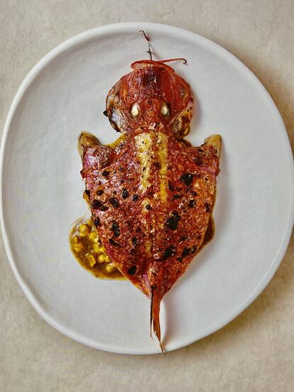 Salmonete, corte en mariposa. Del libro Todo Pescado