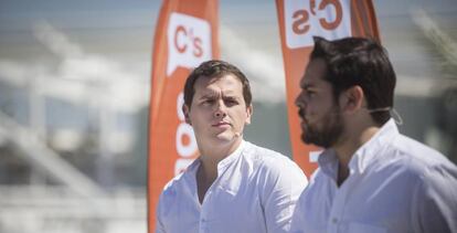 Albert Rivera el pasado 21 de mayo en un acto de Ciudadanos.