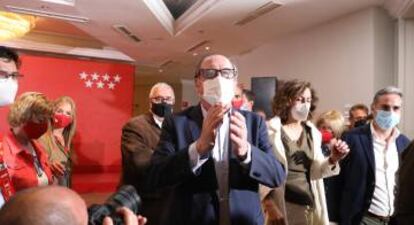 El candidato del PSOE a la Presidencia de la Comunidad de Madrid, Angel Gabilondo.