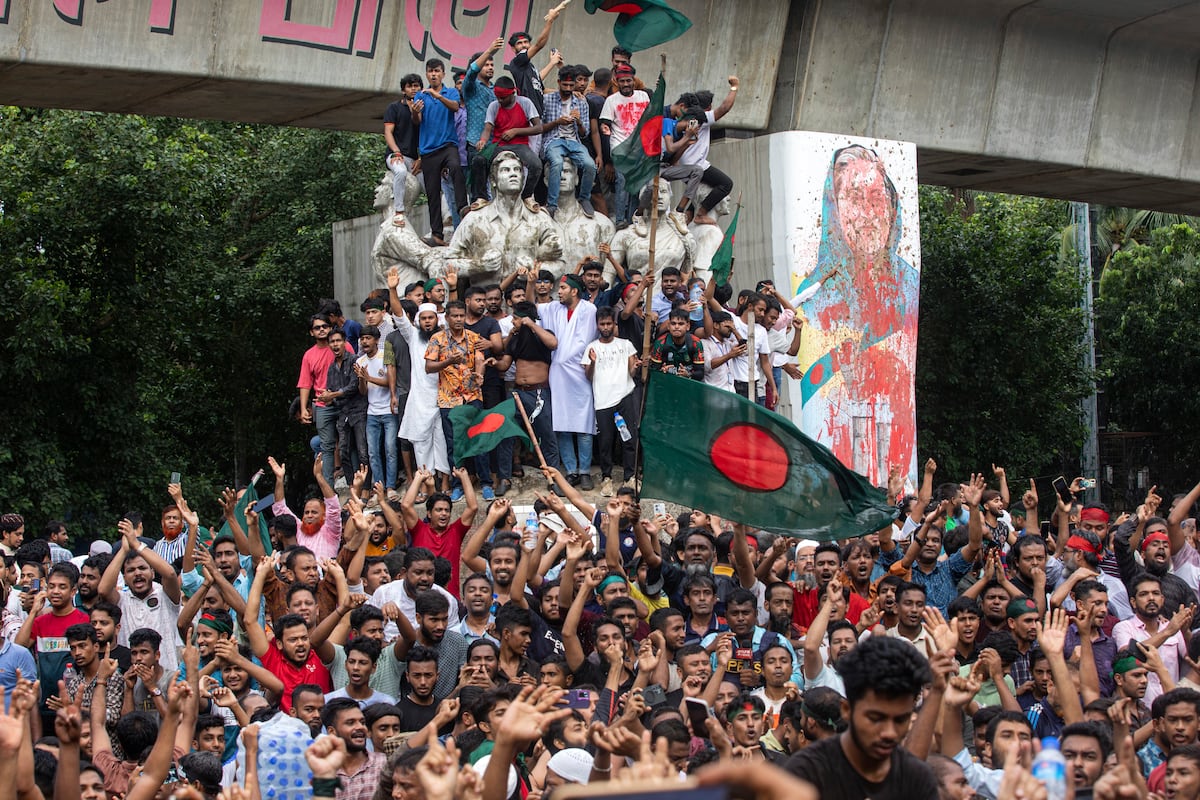 La primera ministra de Bangladesh, Sheikh Hasina, fue el hombre del país en medio de protestas con más de 100 muertos |  Internacional
