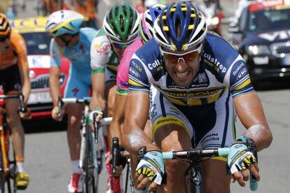 Flecha, durante la 12ª etapa del Tour.