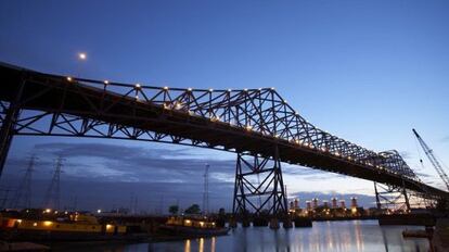 Una imagen de la autopista Chicago Skyway.