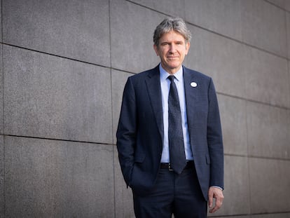 Miguel Ángel Perales, jefe del Servicio de Trasplante de Médula Ósea del hospital Memorial Sloan Kettering de Nueva York, en una visita a Barcelona.