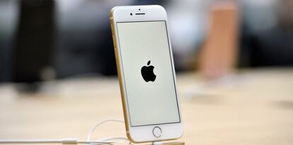 Un iPhone 7 de Apple, lanzado el pasado septiembre.