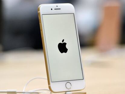 Un iPhone 7 de Apple, lanzado el pasado septiembre.