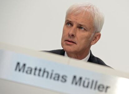 Matthias Müller, nou president de Volkswagen.