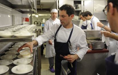 El chef Pascal Barbot, ayer en Vitoria