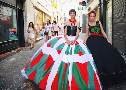 El 'Euskal Printzesa' las fiestas de Bayona en julio.