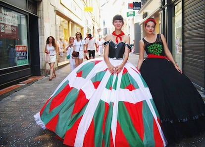 El &#039;Euskal Printzesa&#039; las fiestas de Bayona en julio.