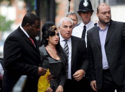 Amy Winehouse en la City of Westminster Magistrates' Court